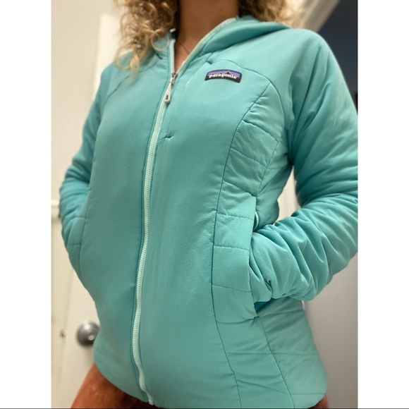 Vintage Patagonia Womxns Small Aqua Jacket - Picture 1 of 7